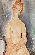 Amedeo Modigliani Seated Nude oil painting reproduction